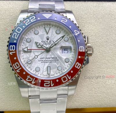 Super Clone Rolex GMT Master II Meteorite 126719blro Clean Factory Watch Pepsi Bezel Cal.3186